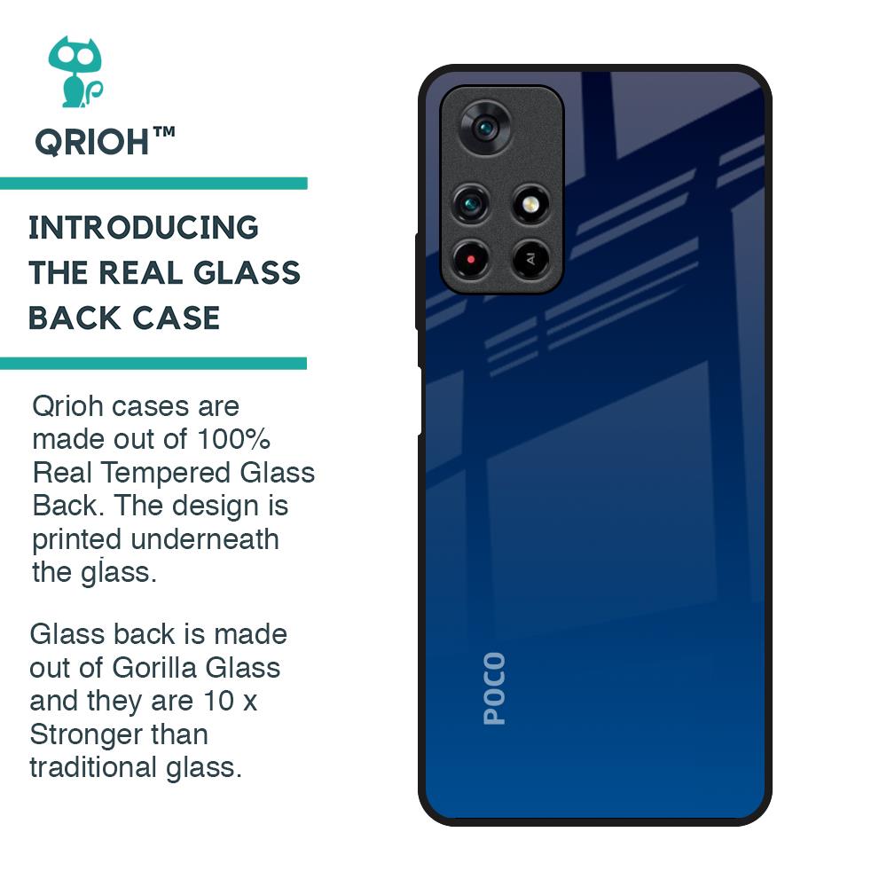 Very Blue Glass Case for Poco M4 Pro 5G
