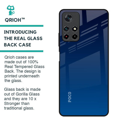 Very Blue Glass Case for Poco M4 Pro 5G