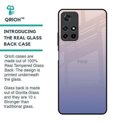 Rose Hue Glass Case for Poco M4 Pro 5G