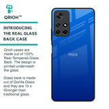 Egyptian Blue Glass Case for Poco M4 Pro 5G