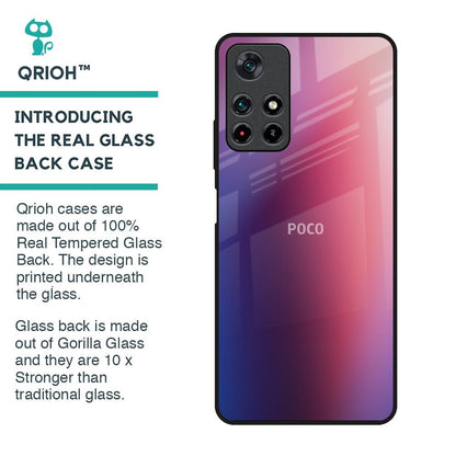 Multi Shaded Gradient Glass Case for Poco M4 Pro 5G