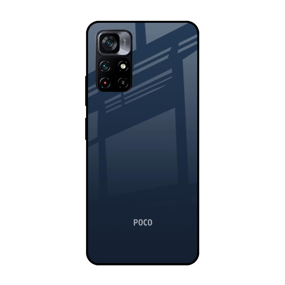 Overshadow Blue Poco M4 Pro 5G Glass Cases & Covers Online