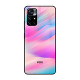 Colorful Waves Poco M4 Pro 5G Glass Cases & Covers Online