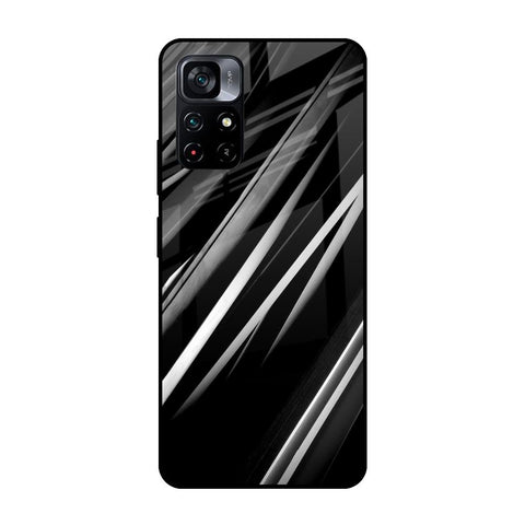 Black & Grey Gradient Poco M4 Pro 5G Glass Cases & Covers Online