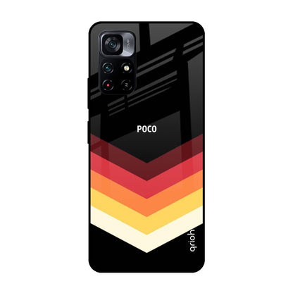 Abstract Arrow Pattern Poco M4 Pro 5G Glass Cases & Covers Online