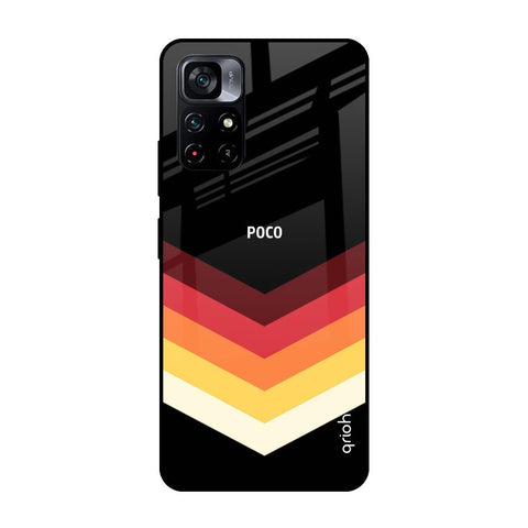 Abstract Arrow Pattern Poco M4 Pro 5G Glass Cases & Covers Online