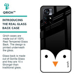 Cute Penguin Glass Case for Poco M4 Pro 5G