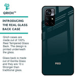 Hunter Green Glass Case For Poco M4 Pro 5G