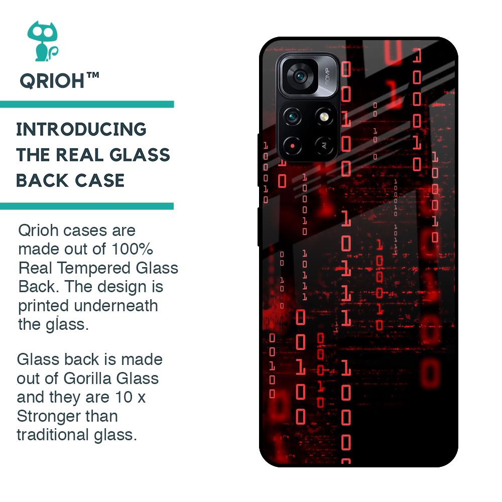 Let's Decode Glass Case For Poco M4 Pro 5G