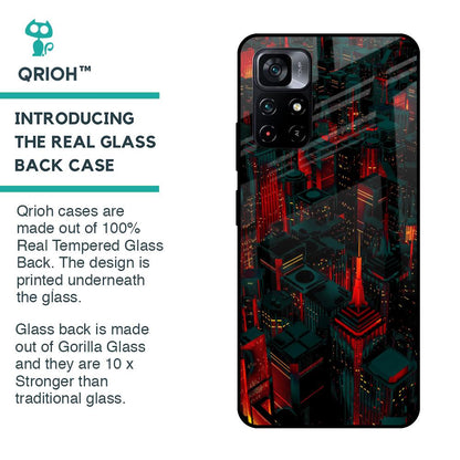 City Light Glass Case For Poco M4 Pro 5G