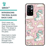 Balloon Unicorn Glass case for Poco M4 Pro 5G