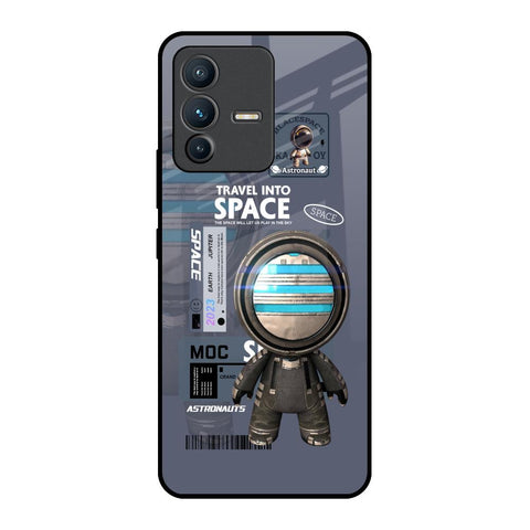 Space Travel Vivo V23 5G Glass Back Cover Online