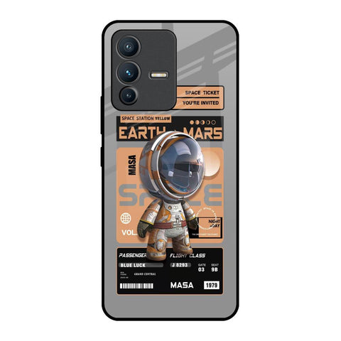 Space Ticket Vivo V23 5G Glass Back Cover Online
