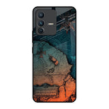 Geographical Map Vivo V23 5G Glass Back Cover Online