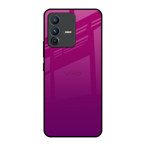 Magenta Gradient Vivo V23 5G Glass Back Cover Online