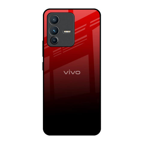 Maroon Faded Vivo V23 5G Glass Back Cover Online