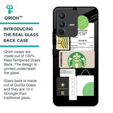 Coffee Latte Glass Case for Vivo V23 5G