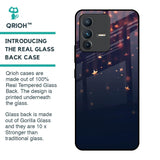 Falling Stars Glass Case For Vivo V23 5G