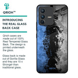 Dark Grunge Glass Case for Vivo V23 5G