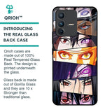 Anime Eyes Glass Case for Vivo V23 5G