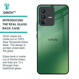 Green Grunge Texture Glass Case for Vivo V23 5G