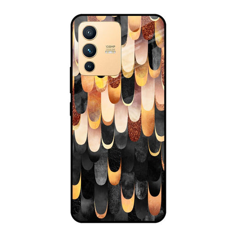 Bronze Abstract Vivo V23 5G Glass Cases & Covers Online