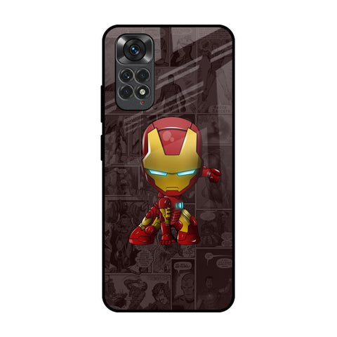 Angry Baby Super Hero Redmi Note 11 Glass Back Cover Online