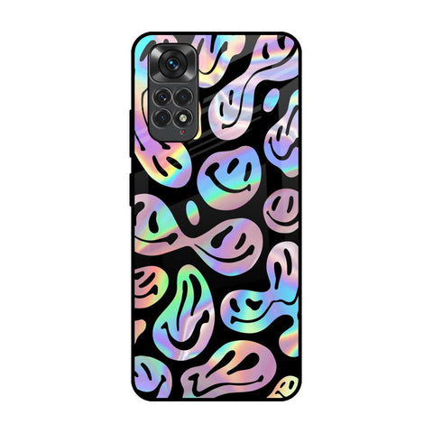Acid Smile Redmi Note 11 Glass Back Cover Online