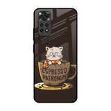 Tea With Kitty Redmi Note 11 Glass Back Cover Online