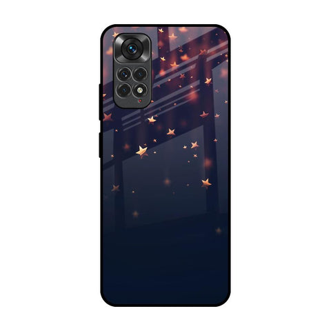 Falling Stars Redmi Note 11 Glass Back Cover Online