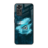 Power Of Trinetra Redmi Note 11 Glass Back Cover Online