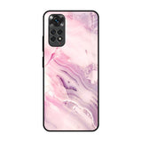 Diamond Pink Gradient Redmi Note 11 Glass Back Cover Online