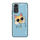 Adorable Cute Kitty Redmi Note 11 Glass Back Cover Online