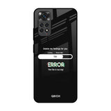 Error Redmi Note 11 Glass Back Cover Online