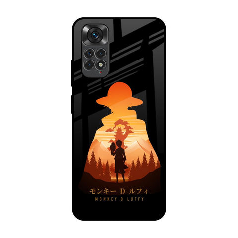 Luffy One Piece Redmi Note 11 Glass Back Cover Online