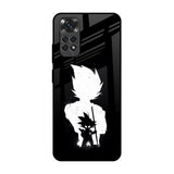 Monochrome Goku Redmi Note 11 Glass Back Cover Online