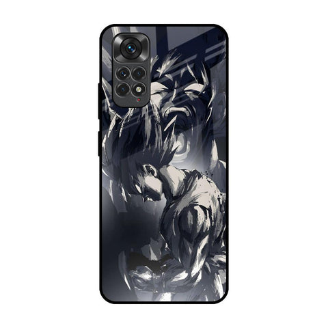 Sketch Art DB Redmi Note 11 Glass Back Cover Online