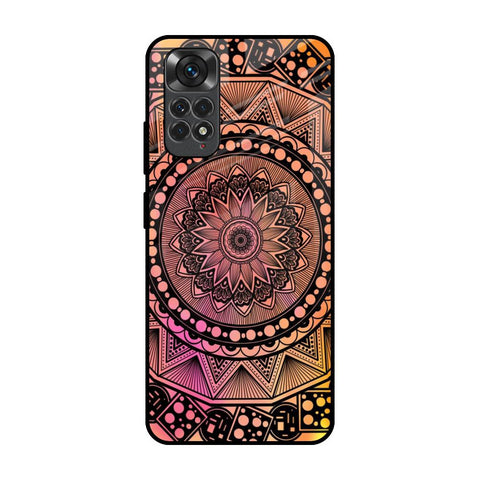 Floral Mandala Redmi Note 11 Glass Back Cover Online