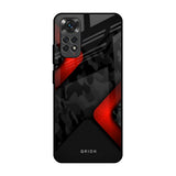 Modern Camo Abstract Redmi Note 11 Glass Back Cover Online