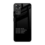 Black Soul Redmi Note 11 Glass Back Cover Online