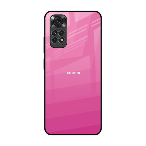 Pink Ribbon Caddy Redmi Note 11 Glass Back Cover Online