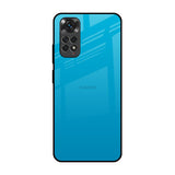Blue Aqua Redmi Note 11 Glass Back Cover Online