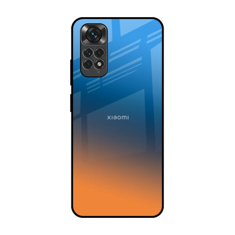 Sunset Of Ocean Redmi Note 11 Glass Back Cover Online