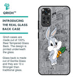 Cute Baby Bunny Glass Case for Redmi Note 11