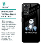 Real Struggle Glass Case for Redmi Note 11