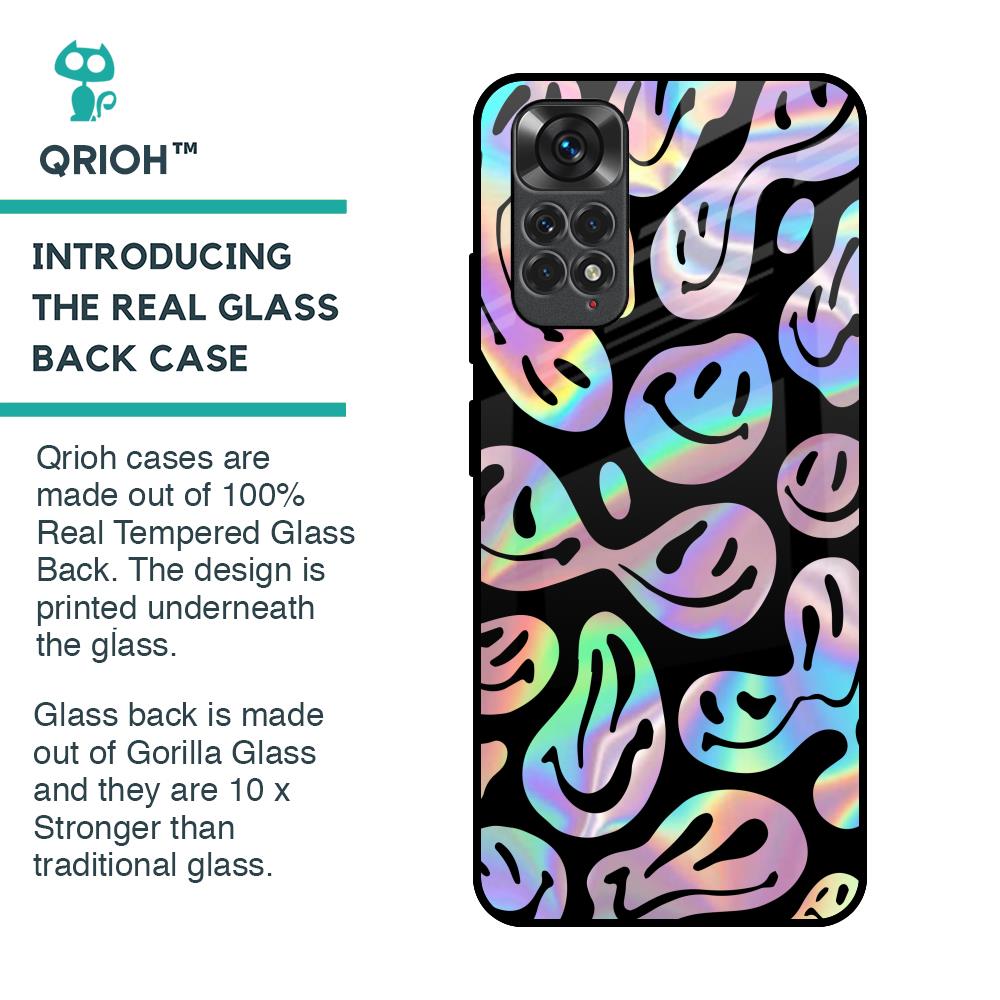 Acid Smile Glass Case for Redmi Note 11