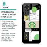 Coffee Latte Glass Case for Redmi Note 11