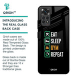 Daily Routine Glass Case for Redmi Note 11
