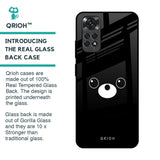 Cute Bear Glass Case for Redmi Note 11