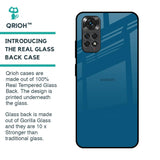 Cobalt Blue Glass Case for Redmi Note 11